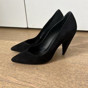 Black suede Pumps from Maje